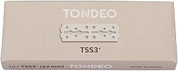Парфумерія, косметика Леза для бритви, 62 мм, 10 шт. - Tondeo TSS3+ Blades