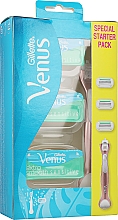Бритва з 3 змінними касетами - Gillette Venus RoseGold Extra Smooth Sensitive — фото N10