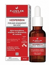 Парфумерія, косметика Нічний кислотний пілінг для обличчя - Floslek Hesperidin Acid Peeling For Night