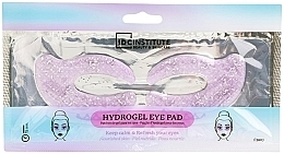 Гидрогелевые патчи для кожи вокруг глаз с блестками - IDC Institute C Shaped Glitter Hydrogel Eye Pad Purple  — фото N1