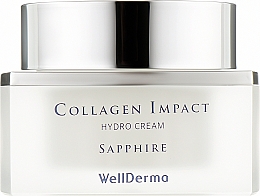 Парфумерія, косметика Крем для обличчя з колагеном - WellDerma Sapphire Collagen Impact Hydro Cream