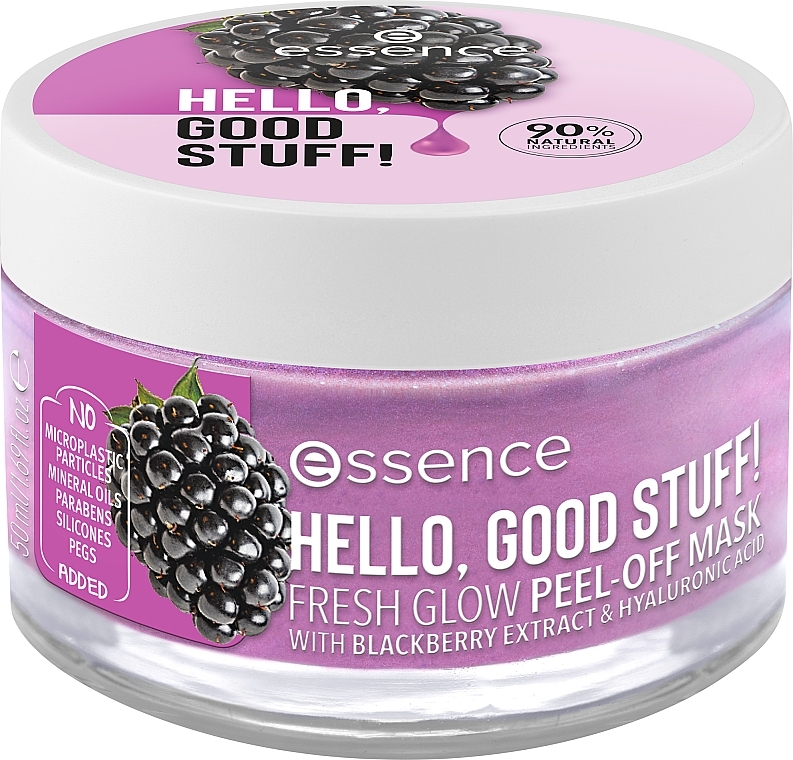 Маска-плівка для обличчя - Essence Hello, Good Stuff! Fresh Glow Peel-Off Mask — фото N1