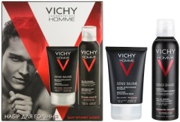 Духи, Парфюмерия, косметика Набор - Vichy Homme Sensitive After-Shave (foam/150ml + a/sh/balm/75ml)