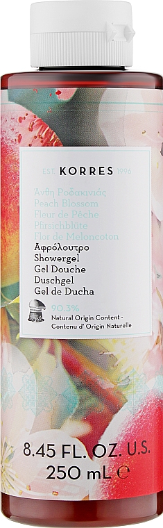 Гель для душа "Цвет персика" - Korres Peach Blossom Shower Gel — фото N2
