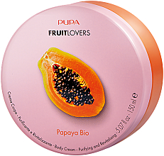 Духи, Парфюмерия, косметика Крем для тела с экстрактом папайи - Pupa Fruit Lovers Body Cream 