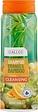 Шампунь для волос "Апельсин и бамбук" - Gallus Orange&Bamboo Shampoo — фото N1
