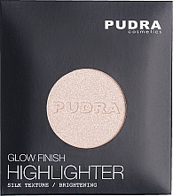 ПОДАРОК! Хайлайтер - Pudra Cosmetics Glow Finish Higlighter (сменный блок) — фото N1