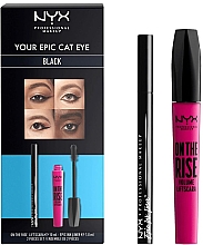 Духи, Парфюмерия, косметика Набор - NYX Professional Makeup Your Epic Cat Eye (mascara/10ml + eyeliner/1ml)