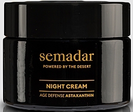 Парфумерія, косметика Нічний крем для захисту від старіння - Semadar Age Defense Astaxanthin Night Cream