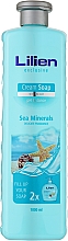 Парфумерія, косметика Рідке крем-мило "Морські мінерали" - Lilien Sea Minerals Cream Soap (змінний блок)