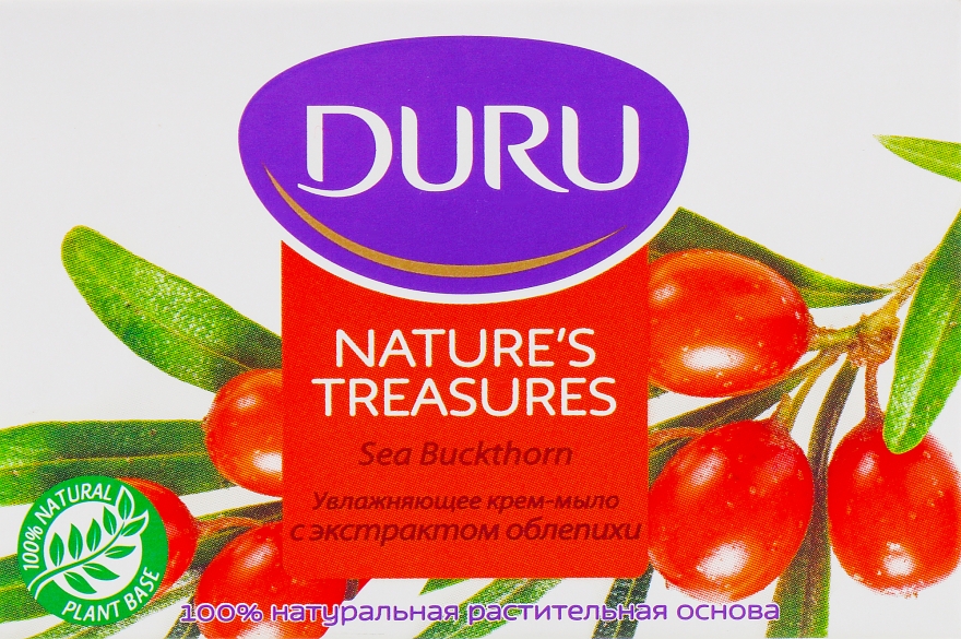 Увлажняющее крем-мыло с экстрактом облепихи - Duru Natures Treasures 