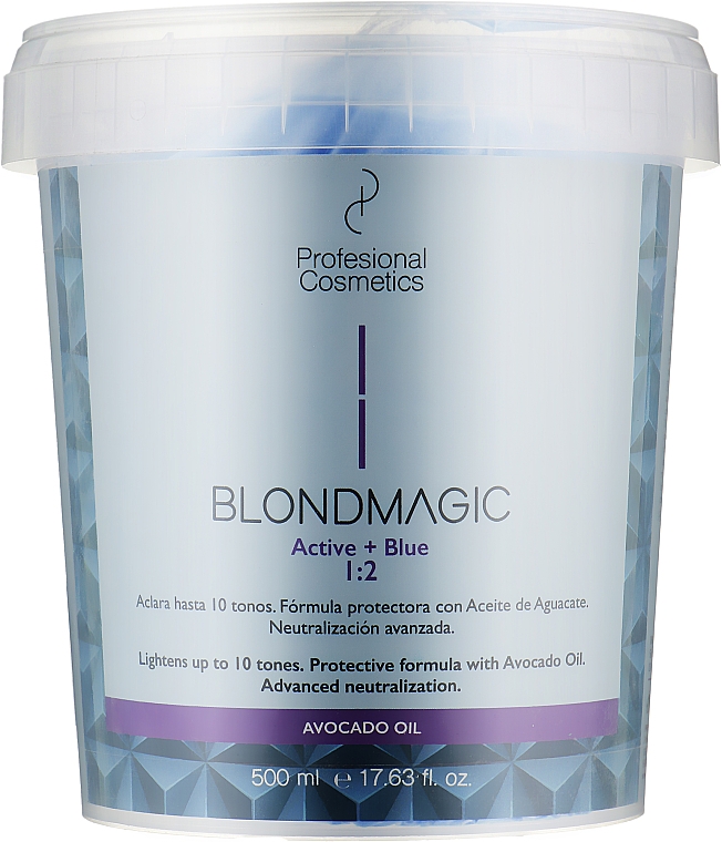 Пудра для осветления волос - Profesional Cosmetics Blondmagic Blue — фото N1