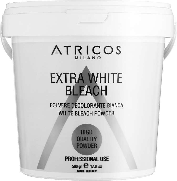 Освітлювальна пудра "Екстрабілий блондеран" - Atricos Advanced Extra White Bleach Powder — фото N2