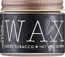 Воск для укладки волос - 18.21 Man Made Wax Sweet Tobacco Satin Finish / High Hold — фото N1
