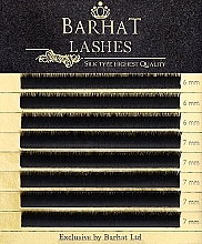 Накладные ресницы B 0,10 мм MIX (6-7 мм), 8 линий - Barhat Lashes — фото N1