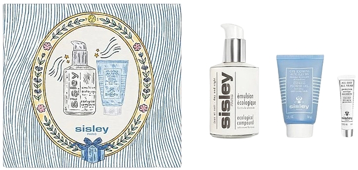 Підводка для очей - Sisley Soin Noel Les Essentiels (emuls/125ml + f/mask/60ml + cr/10ml) — фото N1