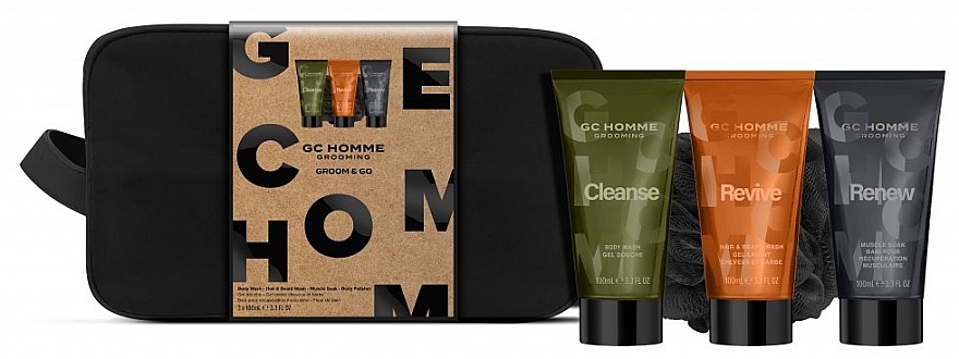 Набір, 5 продуктів - Grace Cole GC Homme Grooming Groom And Go — фото N1