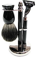 Духи, Парфюмерия, косметика Набор для бритья 1318-26 - Rainer Dittmar (shaving/brush/1pcs + razor/1pcs + stand + box)