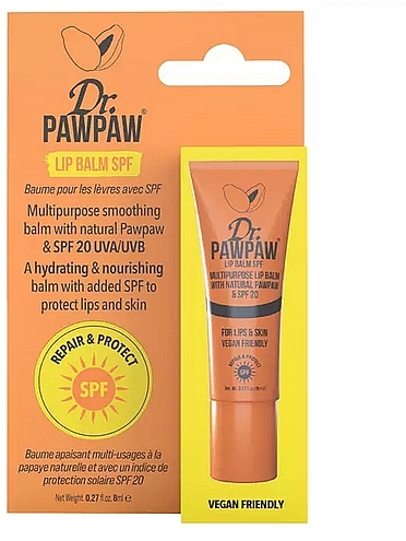 Бальзам для губ - Dr. Pawpaw SPF Repair & Protect Balm — фото N1