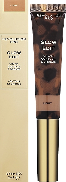 Кремовий бронзер-коректор - Revolution Pro Glow Edit Cream Contour & Bronze — фото N2