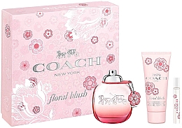 Духи, Парфюмерия, косметика Coach Floral Blush - Набор (edp/90ml+ edp/7.5ml + b/lot/100ml)