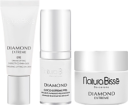 Парфумерія, косметика Набір - Natura Bisse Diamond Xmas Set (cr/50ml + eye/cr/15ml + peel/15ml)