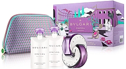 Парфумерія, косметика Bvlgari Omnia Amethyste - Набір (edt/65ml + b/lot/2x75ml + pouch)