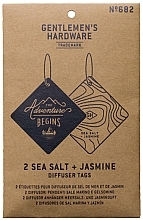 Парфумерія, косметика Автомобільний дифузор "Морська сіль і жасмин" - Gentlemen's Hardware Car Diffuser Seasalt & Jasmine
