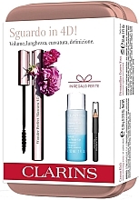 Духи, Парфюмерия, косметика Набор - Clarins (mascara/8ml + makeup/remover/30ml + eye/pencil/0.39g)