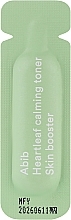 Парфумерія, косметика Заспокійливий тонер для обличчя - Abib Heartleaf Calming Toner Skin Booster (пробник)