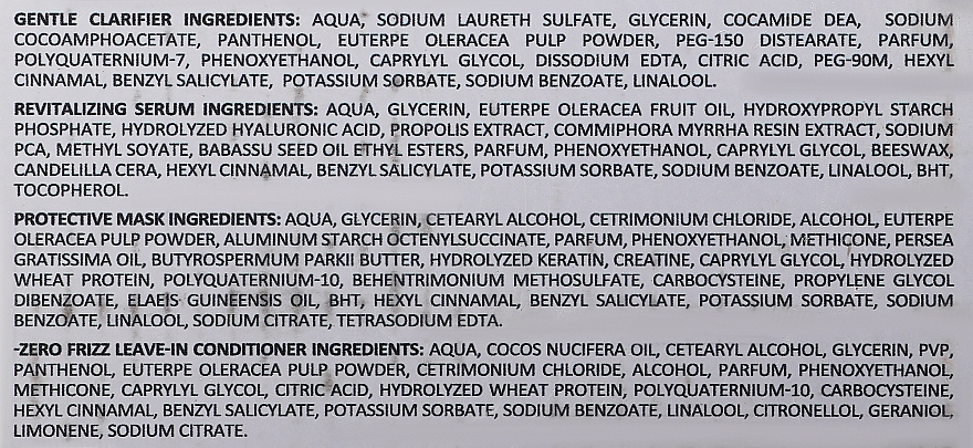 Набор средств для криотерапии волос - Hair.TOXX (shmp/1000ml + mask/1000g + cond/150ml + serum/150ml) — фото N3