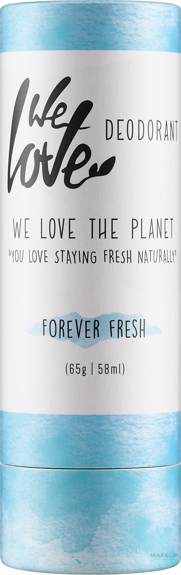 Твердий дезодорант зволожувальний - We Love The Planet Forever Fresh Deodorant Stick — фото 65g