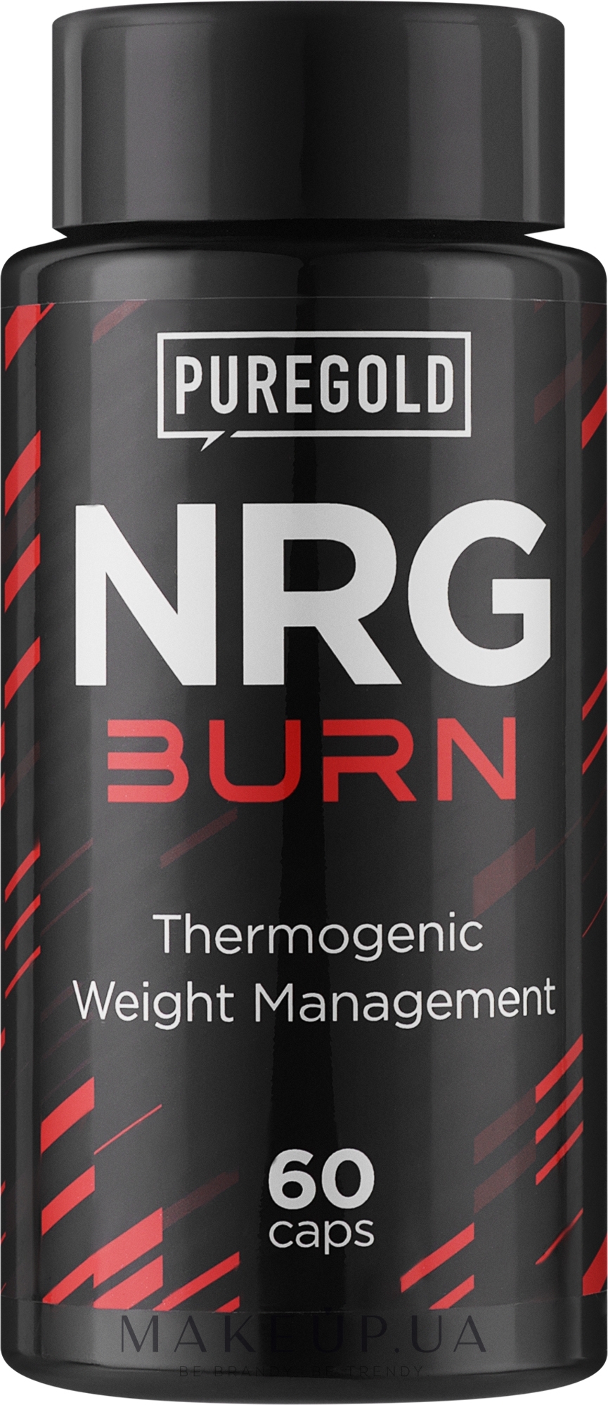 Комплекс для контроля веса "NRG Burn", в капсулах - PureGold Thermogenic Weight Management — фото 60шт