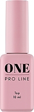 Топ для гель-лака - One Pro Line Top Coat No Wipe — фото N1