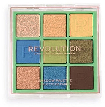 Духи, Парфюмерия, косметика Палетка теней - Makeup Revolution Neon Heat Eyeshadow Palette Safari Green
