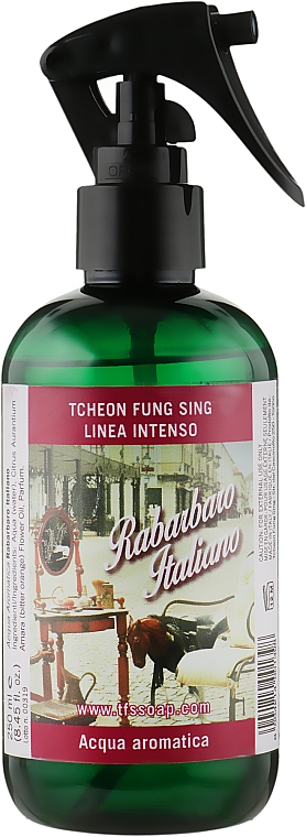Лосьон до и после бритья - Tcheon Fung Sing Intenso Rabarbaro Italiano Body Water — фото N1