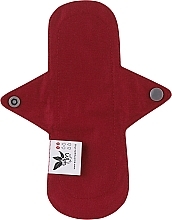 Многоразовая прокладка для менструации Нормал, 2 капли, бордовая - Ecotim For Girls — фото N1