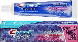 Духи, Парфюмерия, косметика УЦЕНКА Отбеливающая зубная паста - Crest 3D White Radiant Mint Flavor *