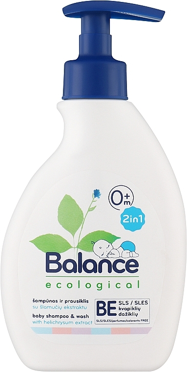 Шампунь-гель дитячий 2 в 1 - Balance Ecological Body Shampoo&Wash — фото N1