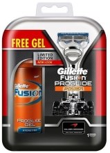 Духи, Парфюмерия, косметика Подарочный набор - Gillette ProGlide Power Silver (Бритва со сменной кассетой + gel/75ml)