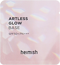 Духи, Парфюмерия, косметика База под макияж - Heimish Artless Glow Base SPF50+ PA+++ (пробник)