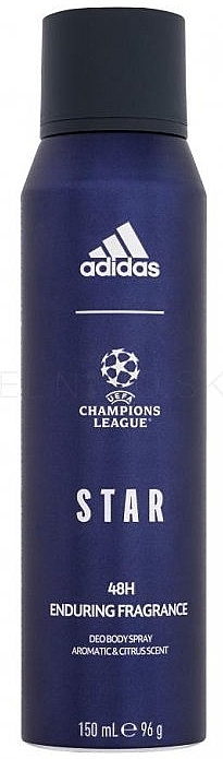 Adidas UEFA Champions League Star - Дезодорант-спрей для тела — фото N1