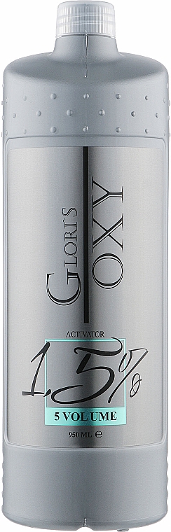 Активатор 1,5 % - Glori's Oxy Activator 5 Volume 1.5 % — фото N1