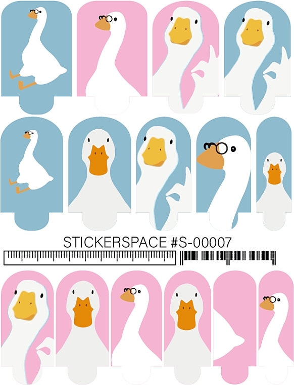 Дизайнерские наклейки для ногтей "Wraps S-00007" - StickersSpace — фото N1