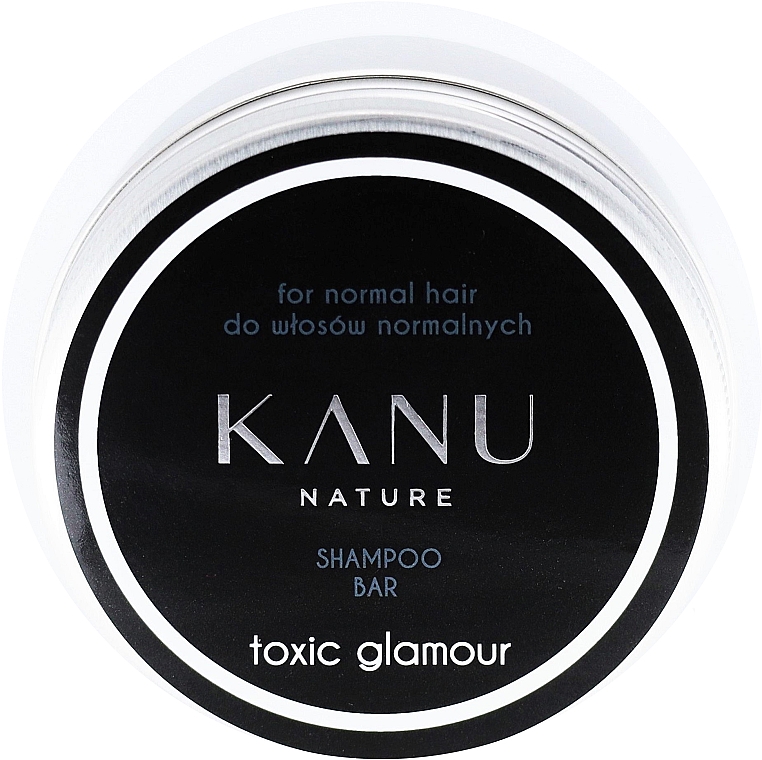 Шампунь для нормальных волос, в металлической коробке - Kanu Nature Shampoo Bar Toxic Glamour For Normal Hair — фото N1