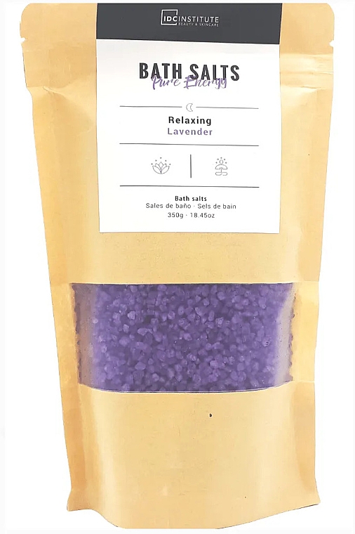 Соль для ванны "Pure Energy", лаванда - IDC Institute Bath Salts Relaxing Lavender