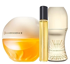 Avon Incandessence - Набор (edp/50ml + edp/10ml + deo/roll/50ml) — фото N1