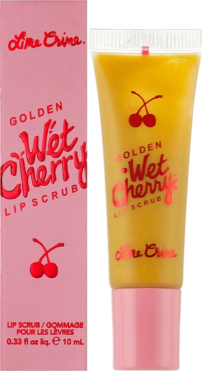 Скраб для губ - Lime Crime Golden Wet Cherry Lip Scrub — фото N2