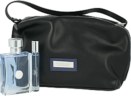 Versace Pour Homme - Набір (edt/100ml + edt/10ml + bag) — фото N2