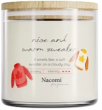 Парфумерія, косметика Ароматична соєва свічка "Nice And Warm Sweater" - Nacomi Fragrances